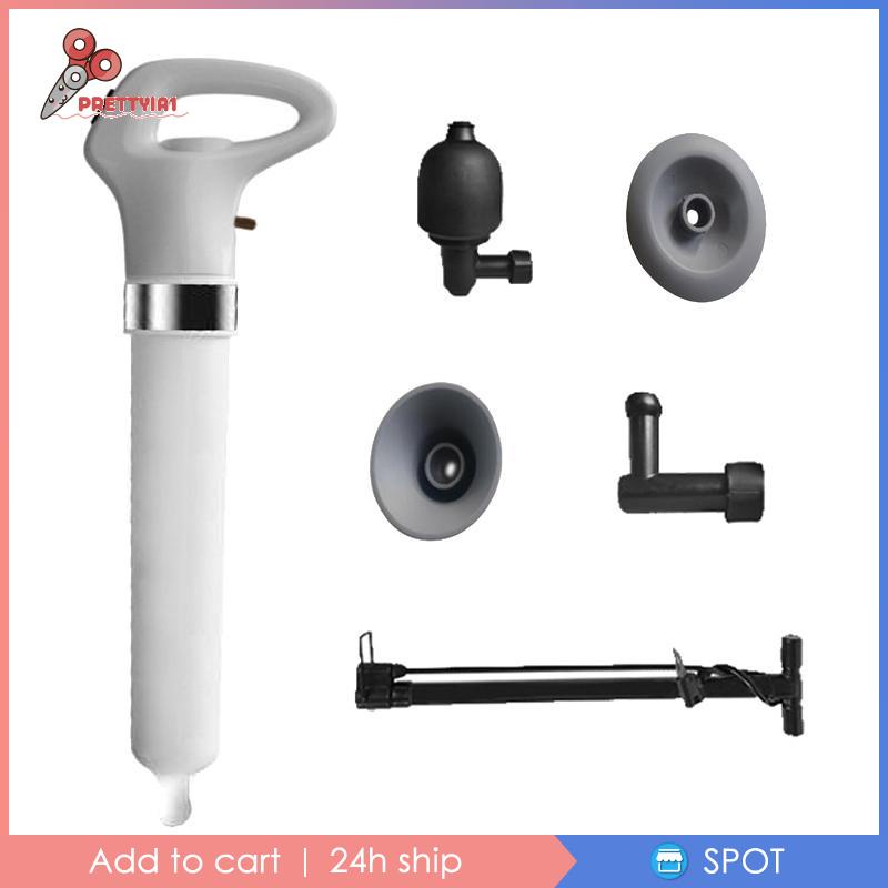 [Prettyia1] Bộ Dụng Cụ Thông Bồn Cầu Áp Suất Cao Dễ Sử Dụng