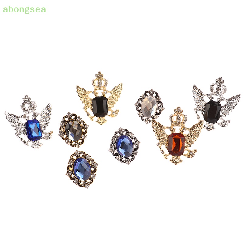 Abongsea Kẹp Cà Vạt Hình Chim Đại Bàng Đính Đá Thời Trang Cho Nam