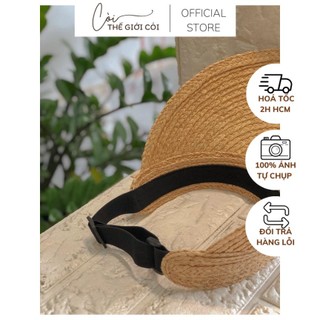 Nón lưỡi trai cói mềm