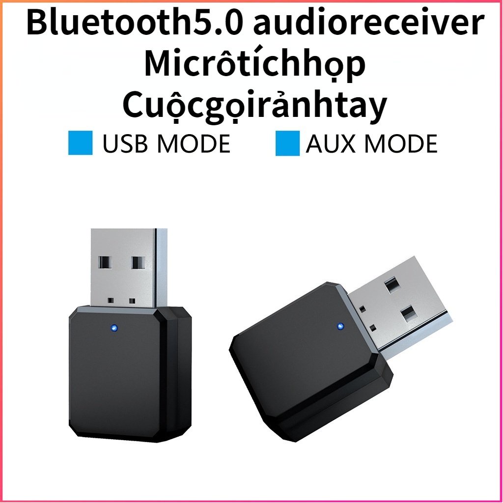 Đầu chuyển đổi USB Bluetooth 5.0 cho đầu thu âm thanh loa không dây máy tính / laptop