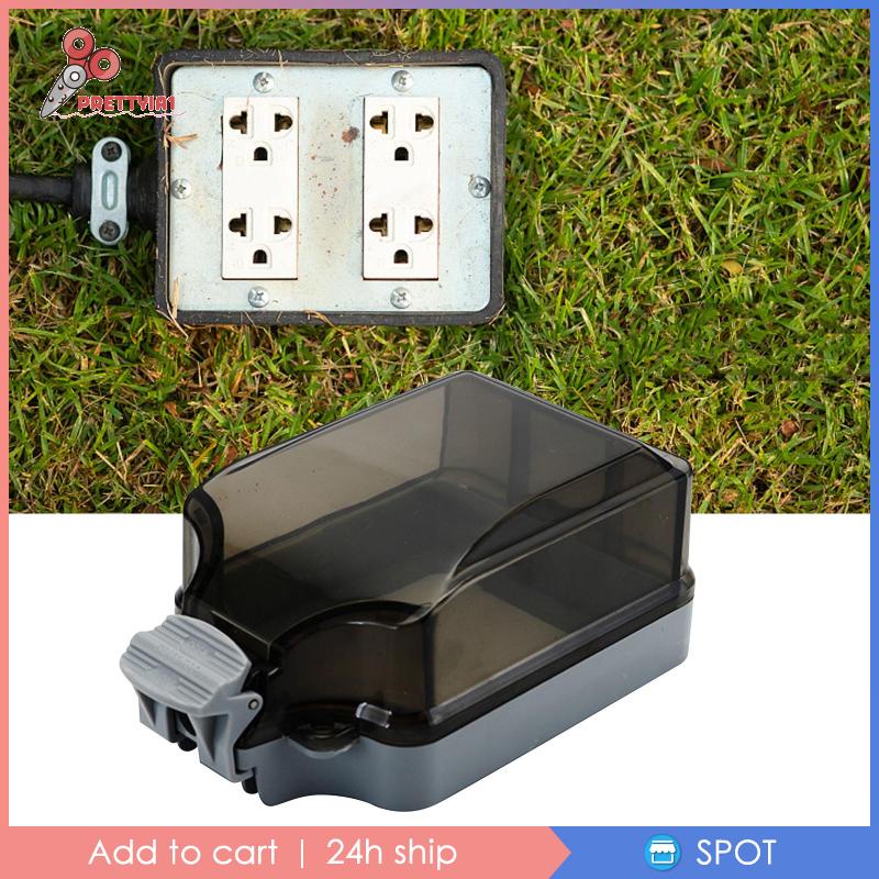 Vỏ Bảo Vệ Công Tắc Gắn Tường IP66 Cho Phòng Tắm / Tiệc Tùng / Balconies Yards Prettyia1