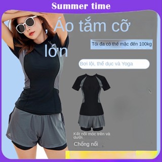 đồ bơi big size nữ 100kg đồ bơi nữ kín đáo đồ bơi nữ 2 mảnh Bộ Đồ Bơi Cỡ Lớn Che Phủ Kín Đáo Thời Trang 2023 Cho Nữ