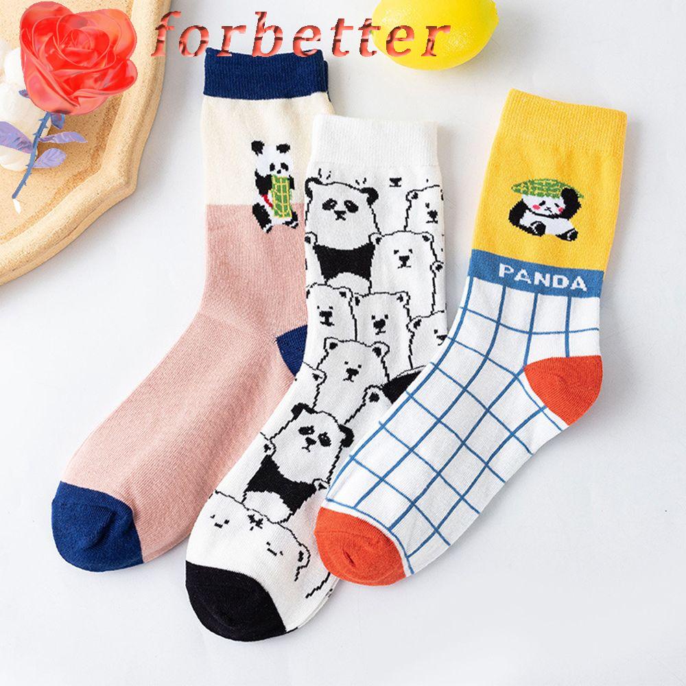 Vớ Thấm Hút Mồ Hôi In Họa Tiết Gấu Trúc Dễ Thương Vui Nhộn Dành Cho Bạn Gái