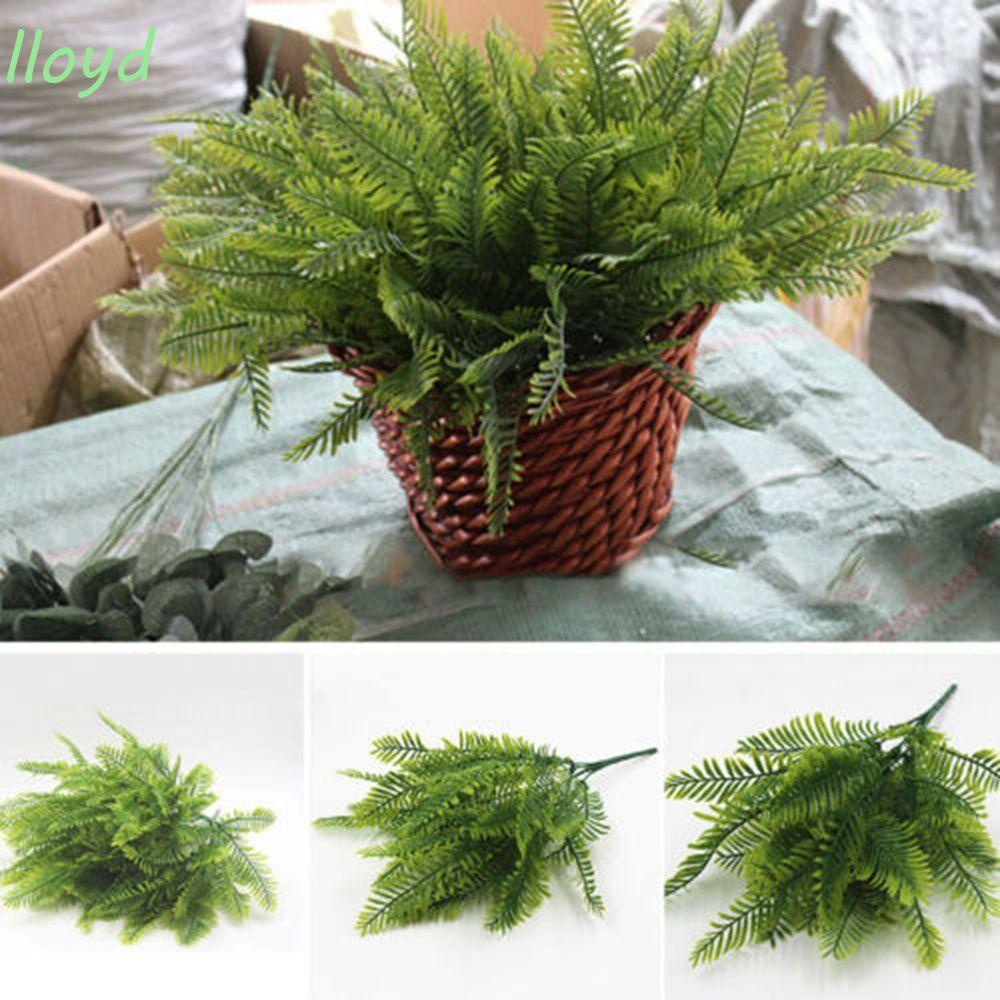 Cây Dương Xỉ Giả 7 Nhánh Nhiều Màu Sắc Dùng Trang Trí Nhà Cửa / Văn Phòng