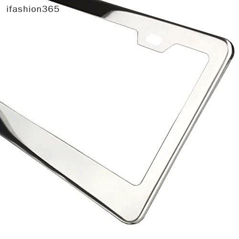 Khung Biển Số Xe Hơi / Xe Tải Bằng Thép Không Gỉ + Nắp Vít VN Thời Trang ifashion365 US Ca 1X