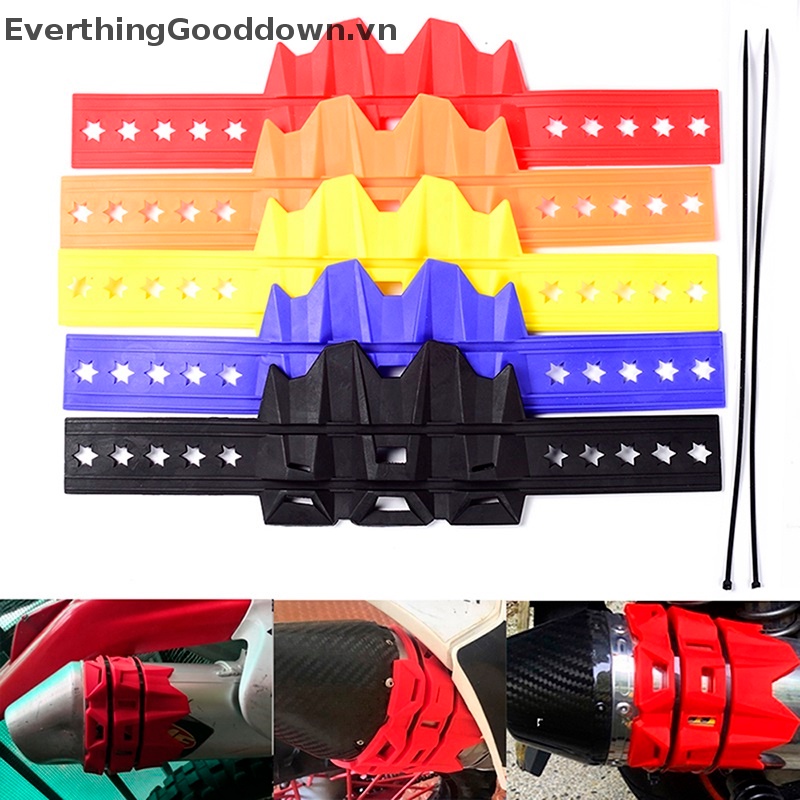 Phụ Kiện Bảo Vệ Ống Xả Khí Hình Oval / Tròn Cho Xe Mô Tô