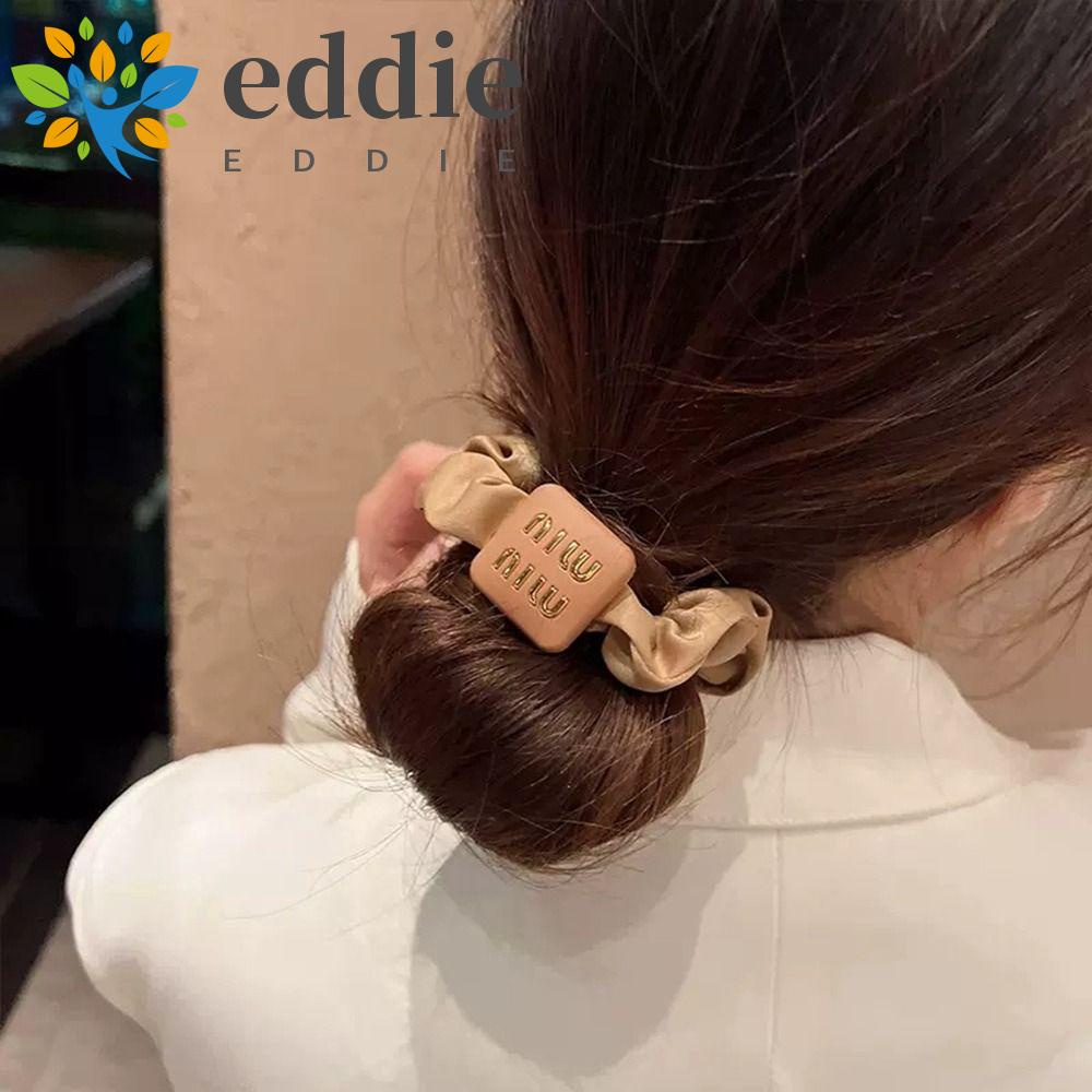 Dây Cột Tóc Đuôi Ngựa Bằng Vải In Chữ 26 Kiểu Hàn Quốc Dễ Thương Cho Bạn Gái