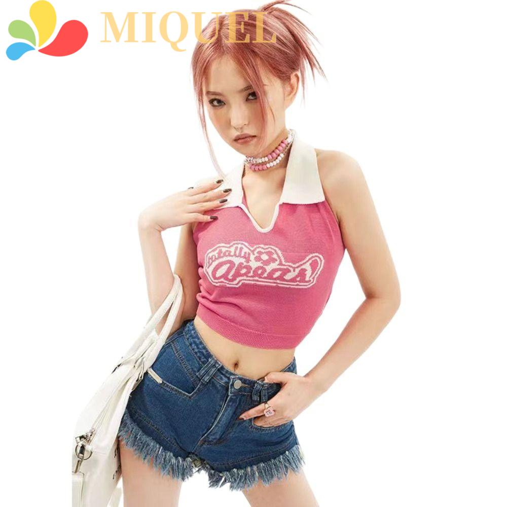 Áo Croptop Thêu Họa Tiết Y2K Phong Cách Hàn Quốc Thời Trang Mùa Hè Cho Nữ