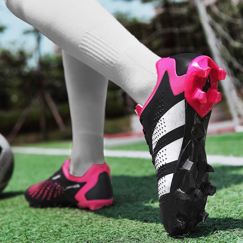 Giày thể thao chuyên nghiệp FG Soccer Boots Giày bóng đá dành cho người lớn trẻ em Cỏ nhân tạo Giày tập Futsal Kích thước:35-45