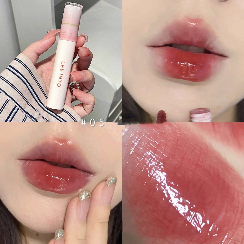 Lee Son Bóng Dưỡng Ẩm Lâu Trôi Màu Đào Xinh Xắn