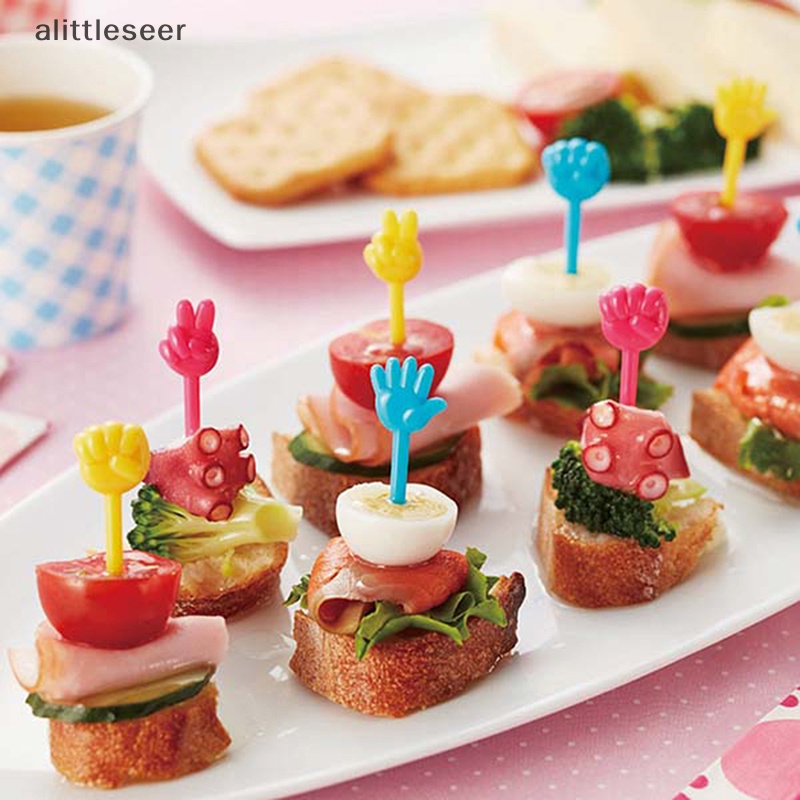 Set 9 Nĩa Ăn Trái Cây Hình Động Vật Mini Dễ Thương