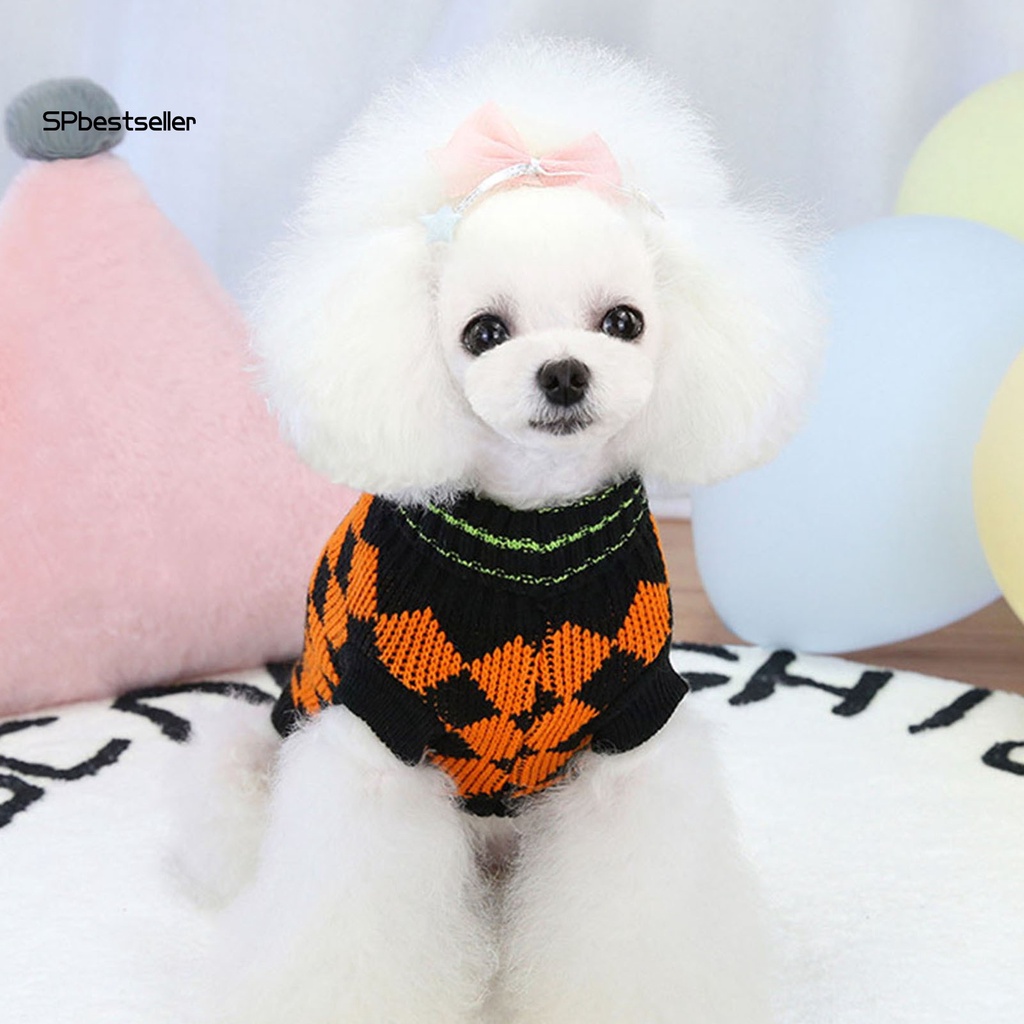 Spbestsellwr Áo Sweater Dệt Kim Chui Đầu Cổ Cao Giữ Ấm Hai Ống Nhỏ Vừa Và Vừa Mùa Đông Cho Thú Cưng