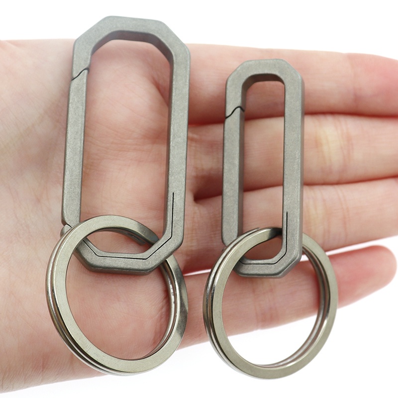 Móc Treo Chìa Khóa Bằng Hợp Kim Titan Tháo Lắp Nhanh