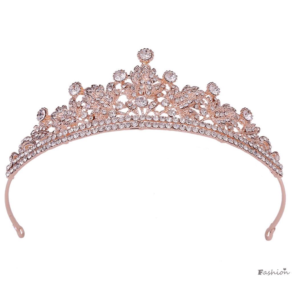 Vương Miện Cài Tóc Đính Đá Lấp Lánh Sang Trọng