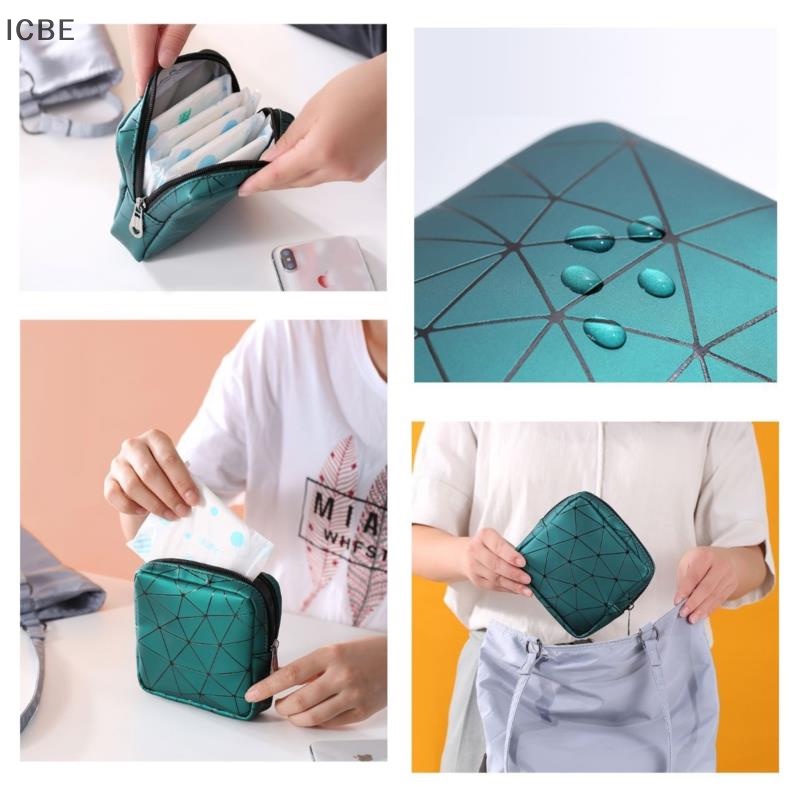 Ví Da PU Đựng Khăn Giấy / Tiền Xu / Mỹ Phẩm Tiện Dụng Mang Theo Du Lịch