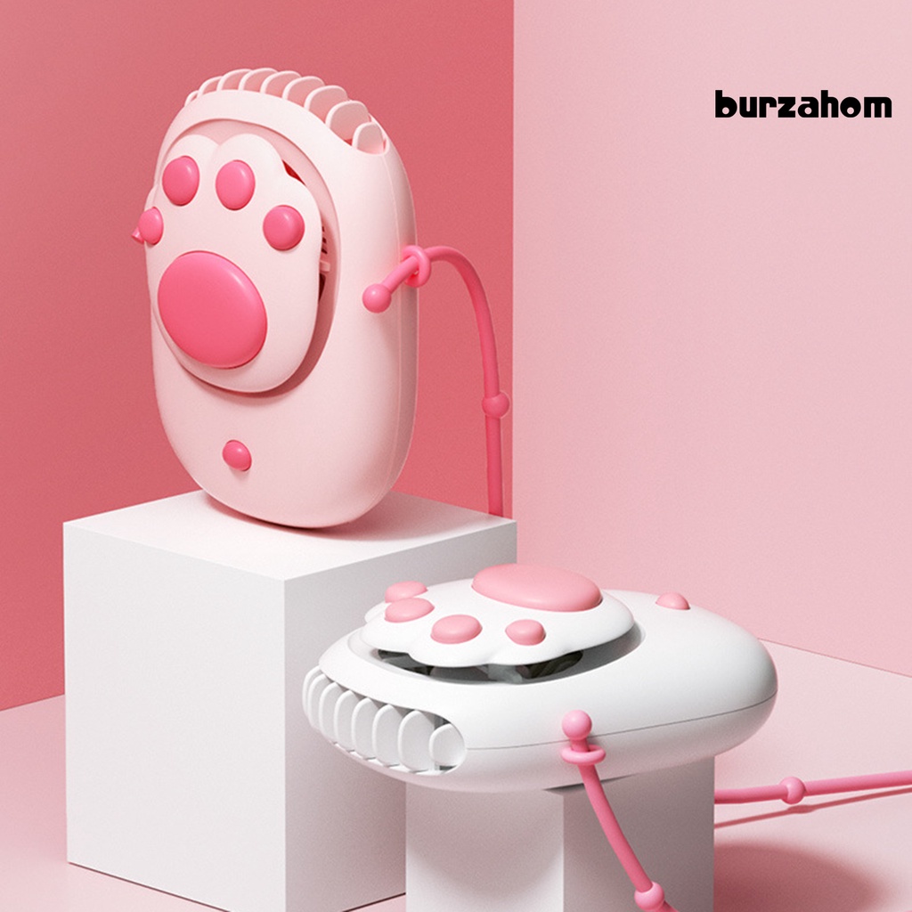 Quạt Làm Mát Cầm Tay Họa Tiết Hoạt Hình Có Thể Sạc Lại Bằng Cổng USB