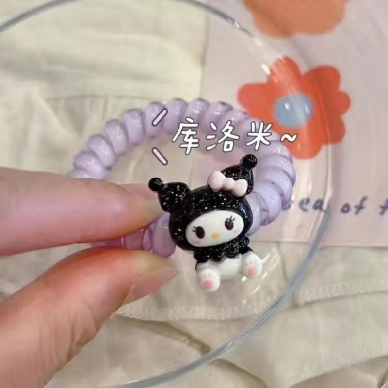 Dây Cột Tóc Hình Hoạt Hình Sanrio Dễ Thương Phong Cách Nhật Hàn Cho Nữ