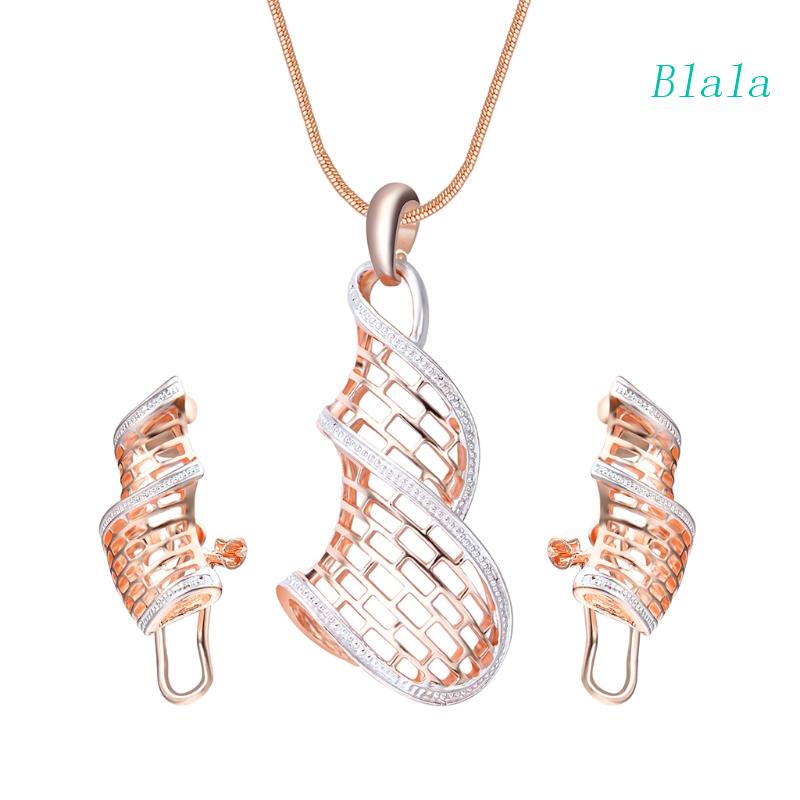 1 Bộ Vòng cổ Và Bông Tai Thời Trang Cho Cô Dâu