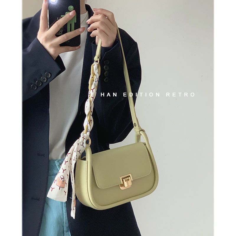 Túi Xách Đeo Vai Hình Vuông Cỡ Nhỏ Phối Dây Đeo Sợi Xích Thời Trang Cho Nữ