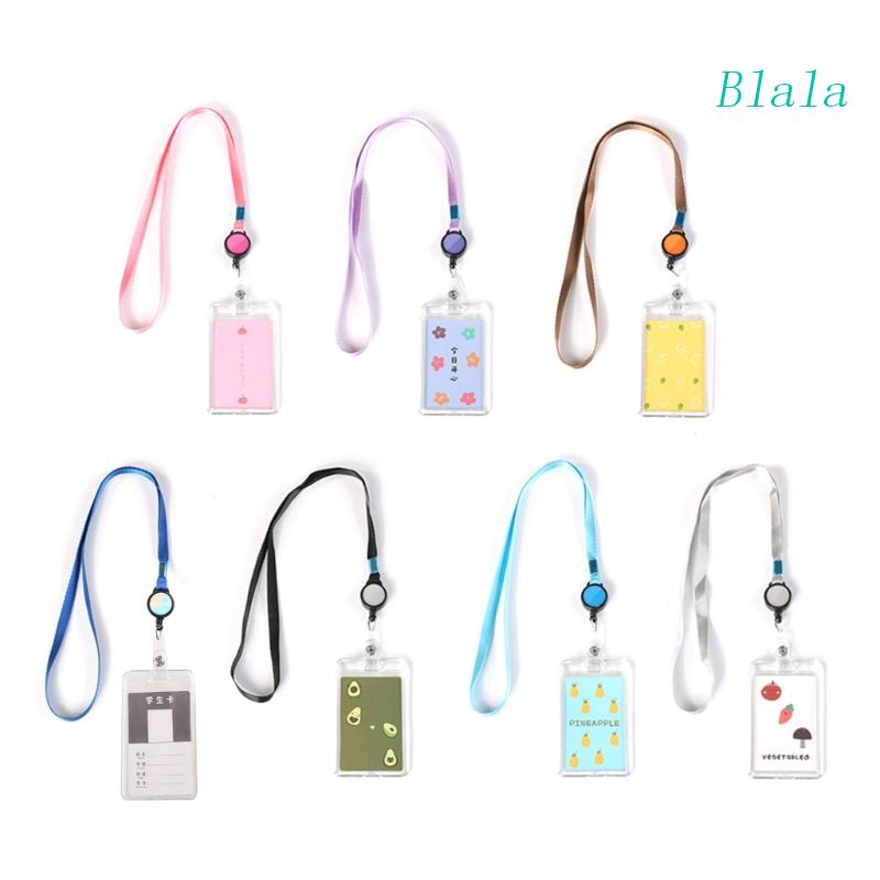 Túi Đựng Thẻ ID / Huy Hiệu Họa Tiết Hoạt Hình Dễ Thương Có Thể Thu Gọn Tiện Dụng Cho Trường Học / Y Tá