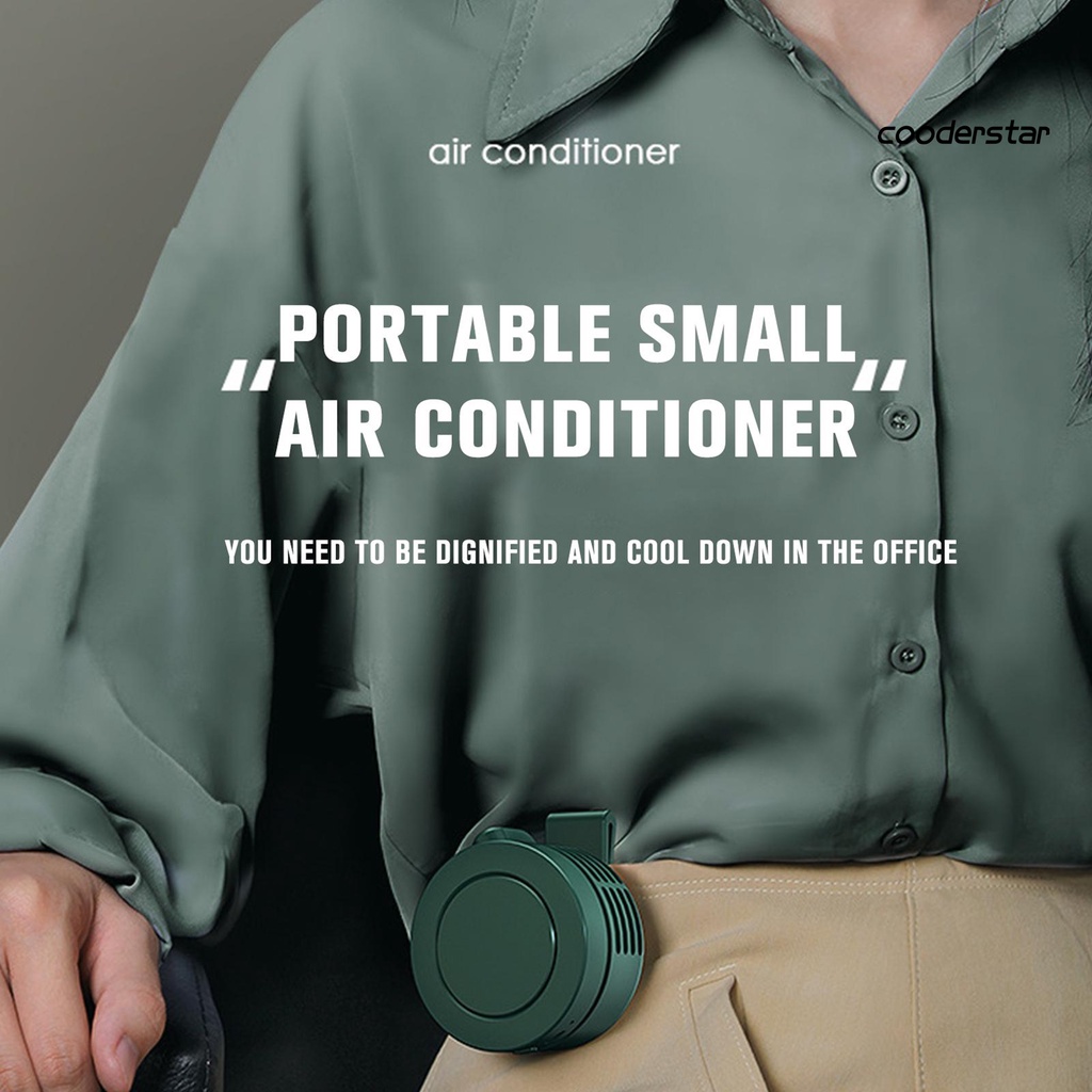 Quạt Kẹp 900mAh 3 Tốc Độ Bằng Nhựa Yên Tĩnh Không Cánh Chống Trượt Có Thể Điều Chỉnh Dùng Cho Mùa Hè