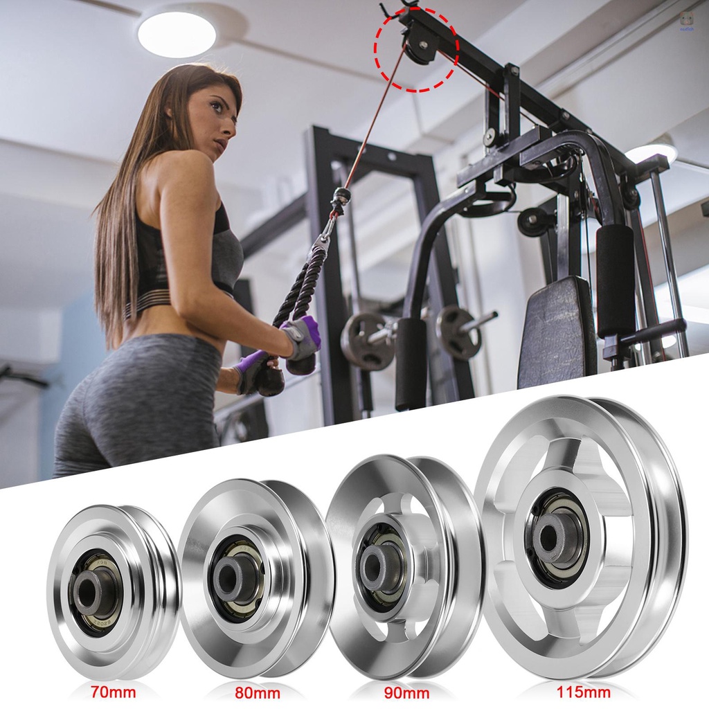 Bánh Xe Ròng Rọc Bằng Hợp Kim Nhôm Chuyên Dụng Cho Tập Gym