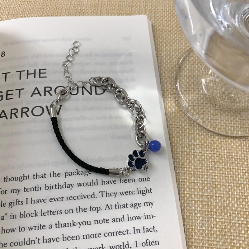 Vòng cổ / Vòng Tay / Khuyên Tai / Vòng Tay Mặt Hình Tai Mèo Bằng Đồng Phong Cách Game Tears of Themis Luke Dễ Thương Dành Cho Nam Và