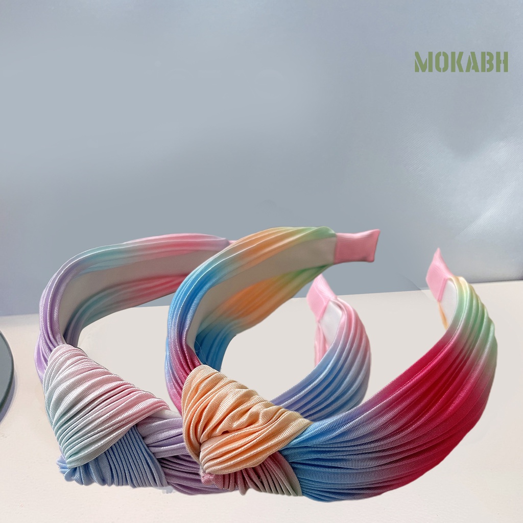 Băng Đô Thắt Nút Nhiều Màu Sắc Ngọt Ngào Cho Nữ