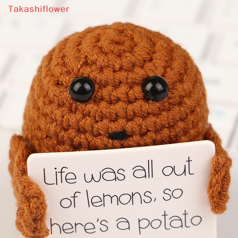 Búp Bê Đan Len Thủ Công Hình Khoai Tây Dương Độc Đáo Trang Trí Nhà Cửa