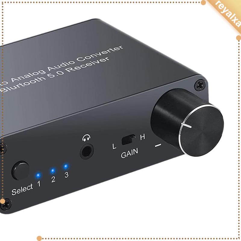 Thiết Bị Chuyển Đổi Âm Thanh Kỹ Thuật Số 192KHz Sang Analog RCA Bluetooth 5.0 Điều Chỉnh Âm Lượng Cho Blue Ray DVD