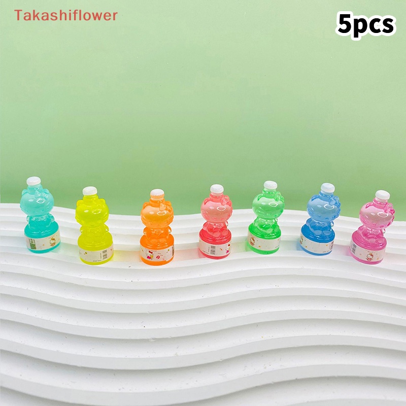 Bộ 5 Bình Sữa Đồ Chơi Mini Bằng Nhựa Resin Phát Sáng Dễ Thương Trang Trí Điện Thoại DIY