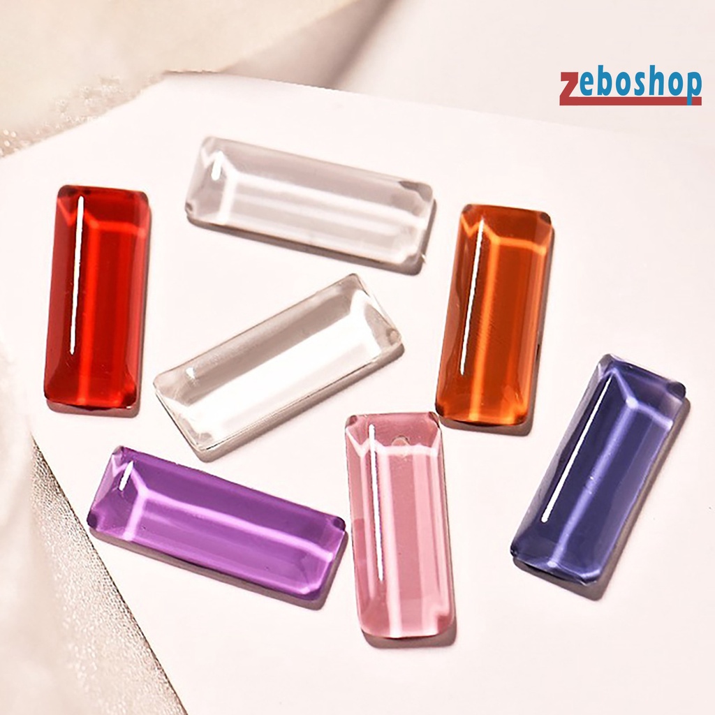 Set 24 Que Trưng Bày Đầu Móng Tay Gọn Nhẹ Nhiều Hình Dạng Trong Suốt