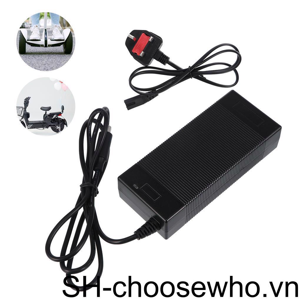 Thiết Bị Sạc Pin Đầu Vào 42V 2A 100-240V 1 5A Có Đèn LED Cho Xe Scooter Điện M365