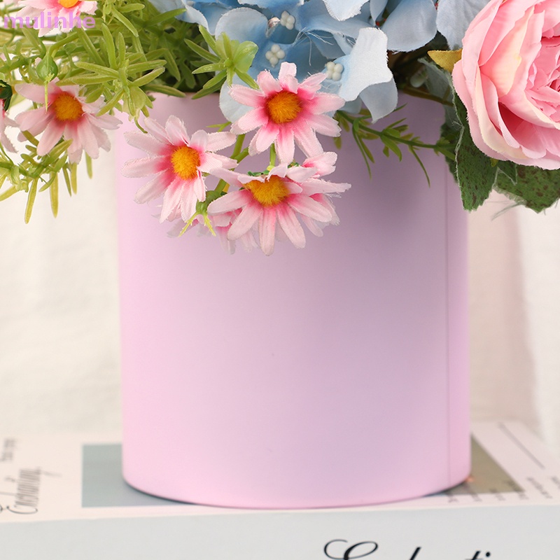 1 Hộp Hoa Hồng Dạng Tròn Dùng Để Trang Trí Tiệc Cưới vn