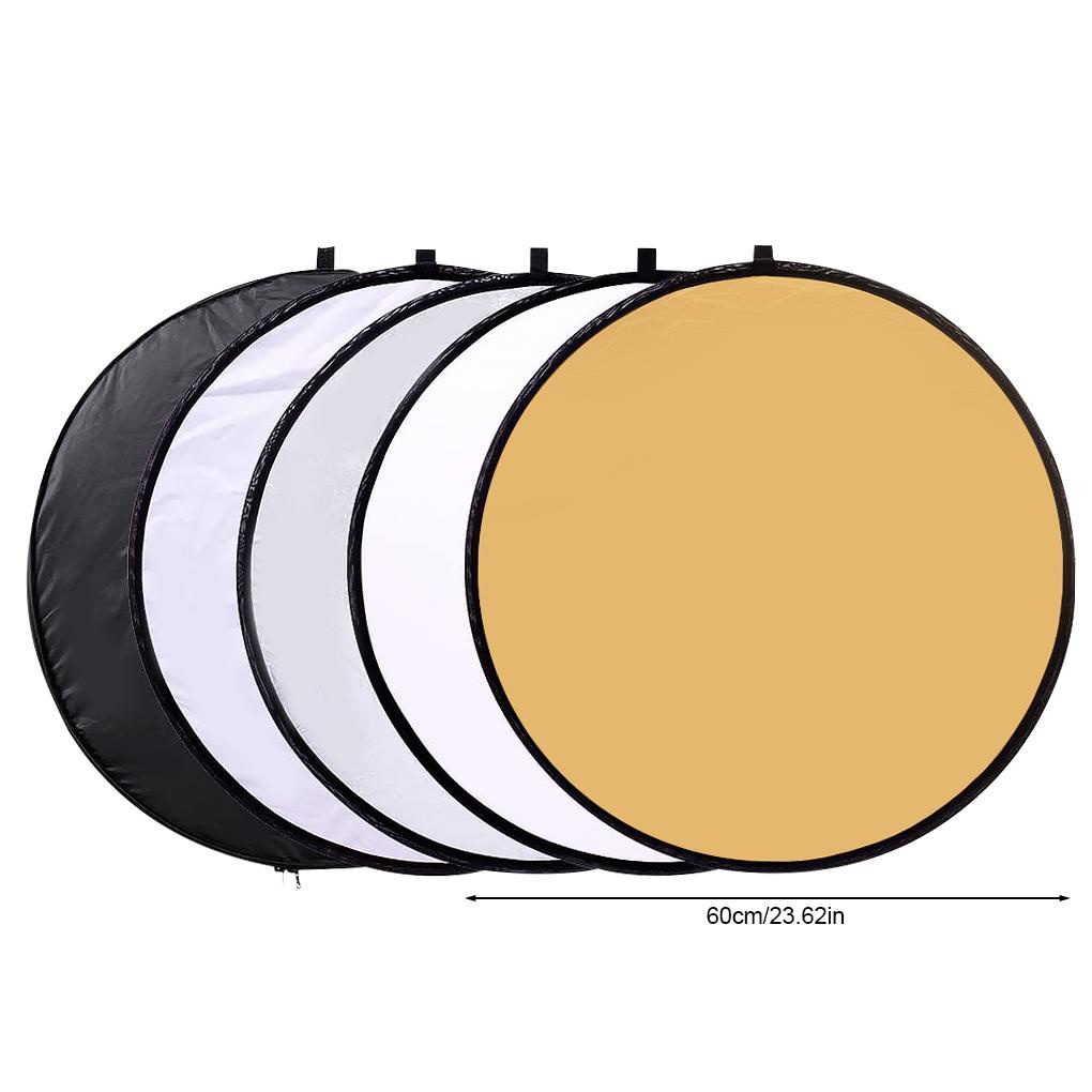 Bảng Đèn Phản Quang 5 Trong 1 Có Thể Gập Lại Dùng Chụp Ảnh Chân Dung / Phát Sóng Trực Tiế