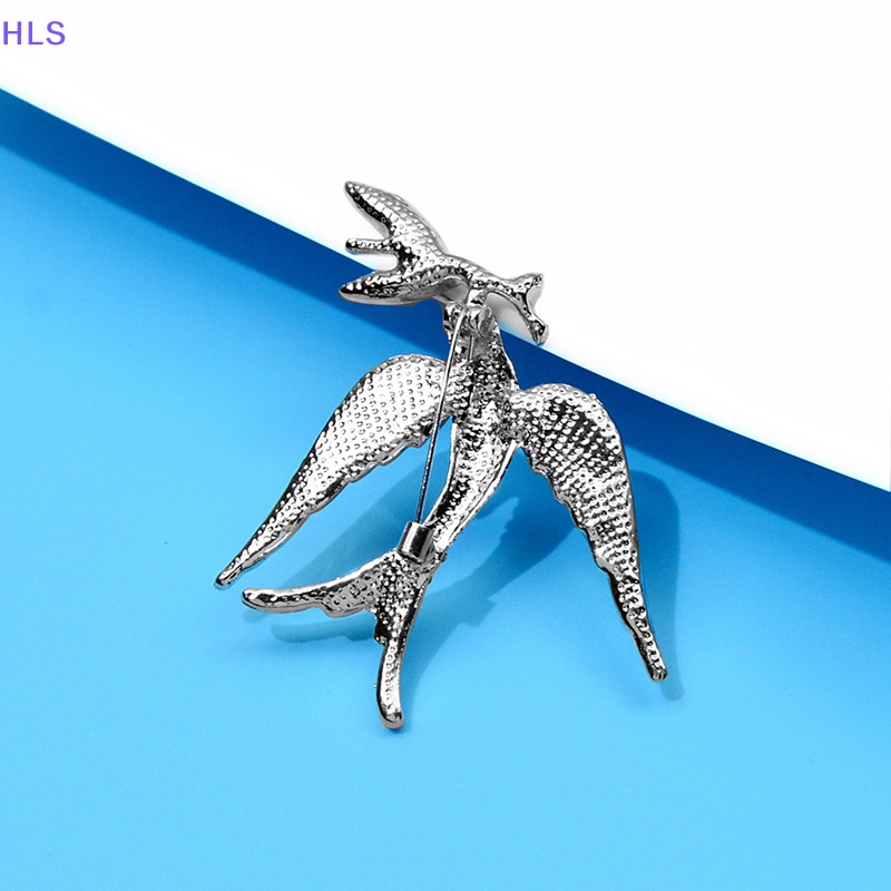 Ghim Cài Áo Hình Chim Én Bay Đính Đá Thời Trang Cho Nữ