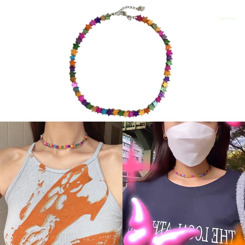 Vòng cổ Hình Ngôi Sao Năm Cánh Hoạt Hình Xinh Xắn Thời Trang Dành Cho Nữ