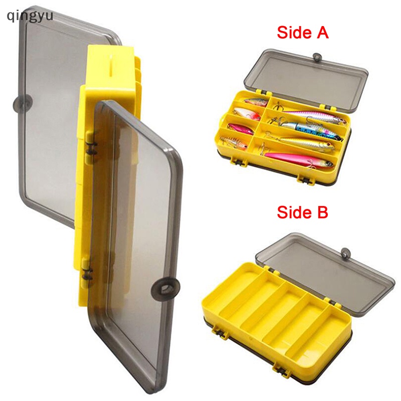 Hộp Đựng Mồi Câu Cá Hai Mặt Chống Thấm Nước Nhỏ Gọn qingyu