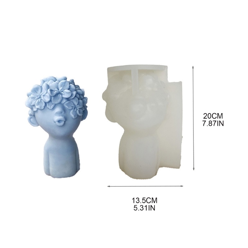 Khuôn Silicone Làm Xà Phòng Hình Cậu Bé