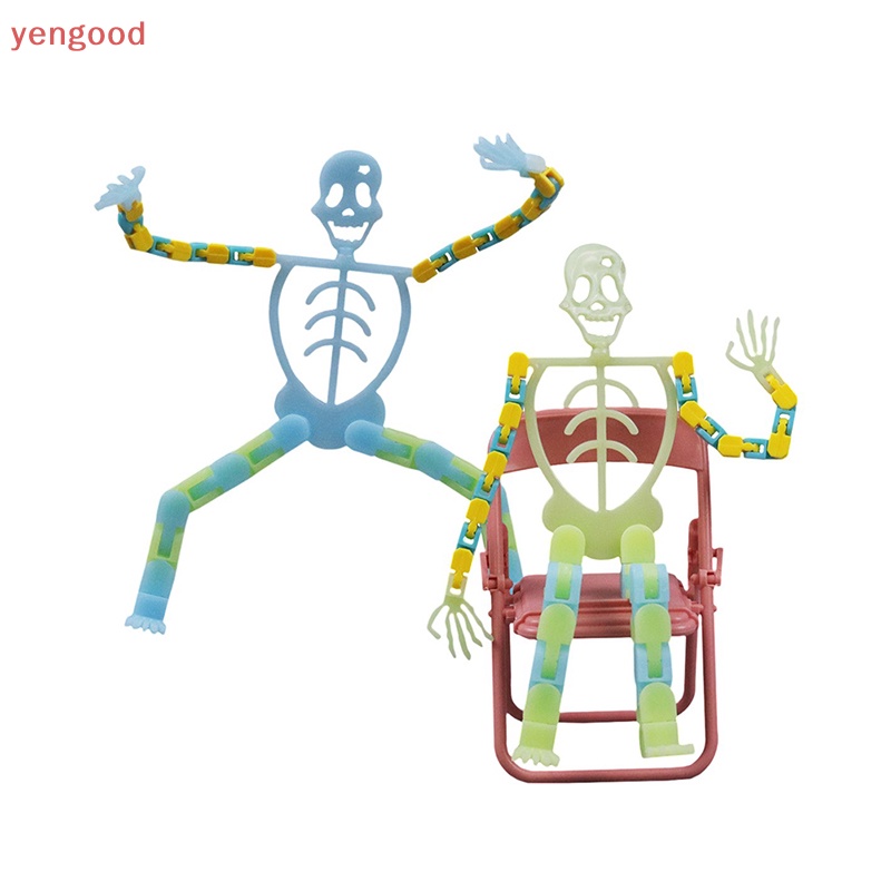 (YGD) Đầu Lâu Phát Quang Trang Trí Tiệc Halloween