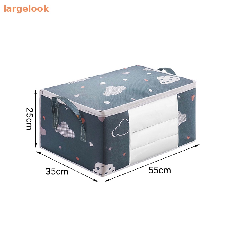 Túi Đựng Quần Áo / Chăn Mền Cỡ Lớn Bằng Polyester Chống Bụi Tiện Dụng