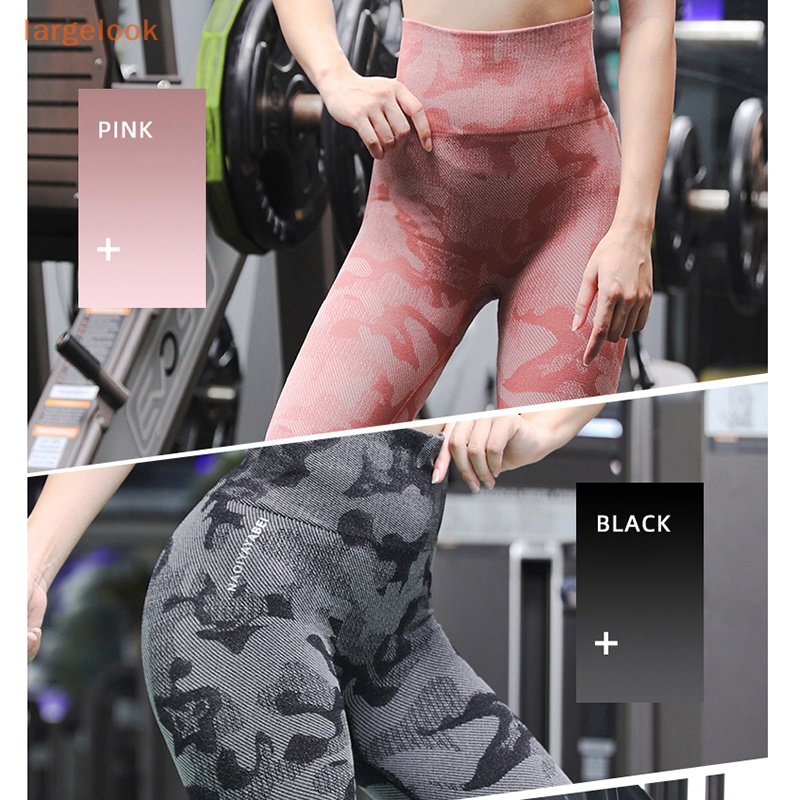 [Biglook] Quần Short Legging Ngắn Tập Yoga / Thể Thao Lưng Cao Không Đường May Họa Tiết Rằn Ri Cho Nữ Mới