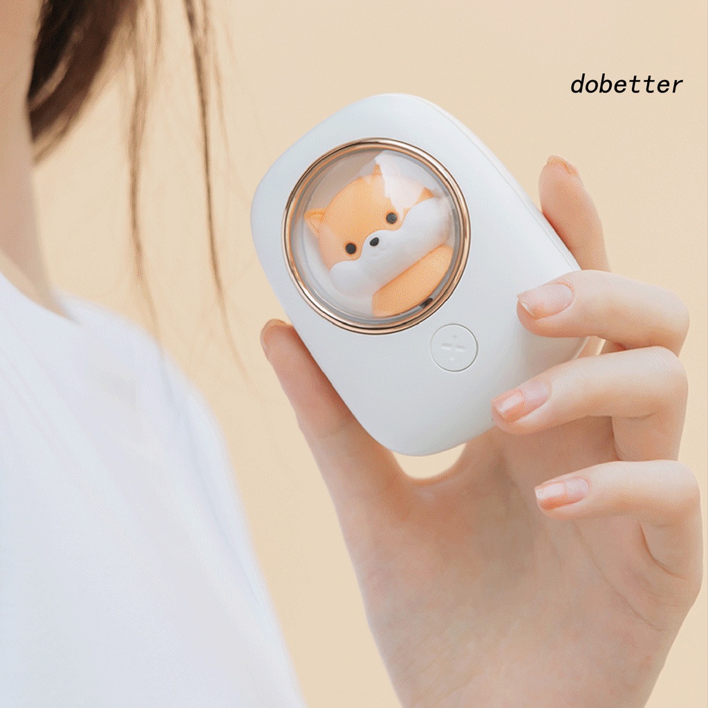 Quạt Làm Mát Đeo Cổ 3 Tốc Độ Rảnh Tay Kèm Sạc USB Tiện Dụng Cho Mùa Hè