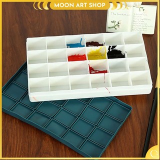 Palette đựng màu nước nắp silicon siêu rẻ