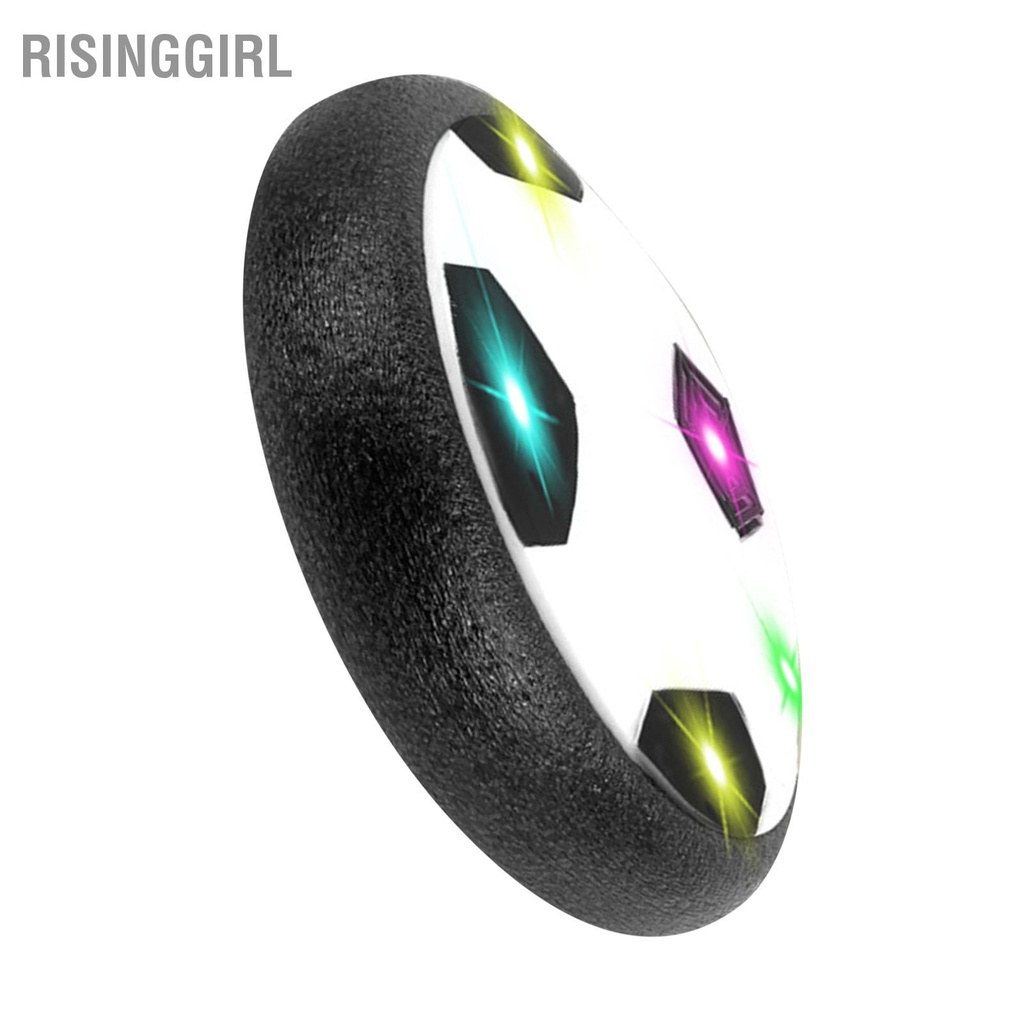 RisingGirl Đồ chơi bóng đá nổi cho trẻ em có đèn LED Bông ngọc trai trong nhà ngoài trời