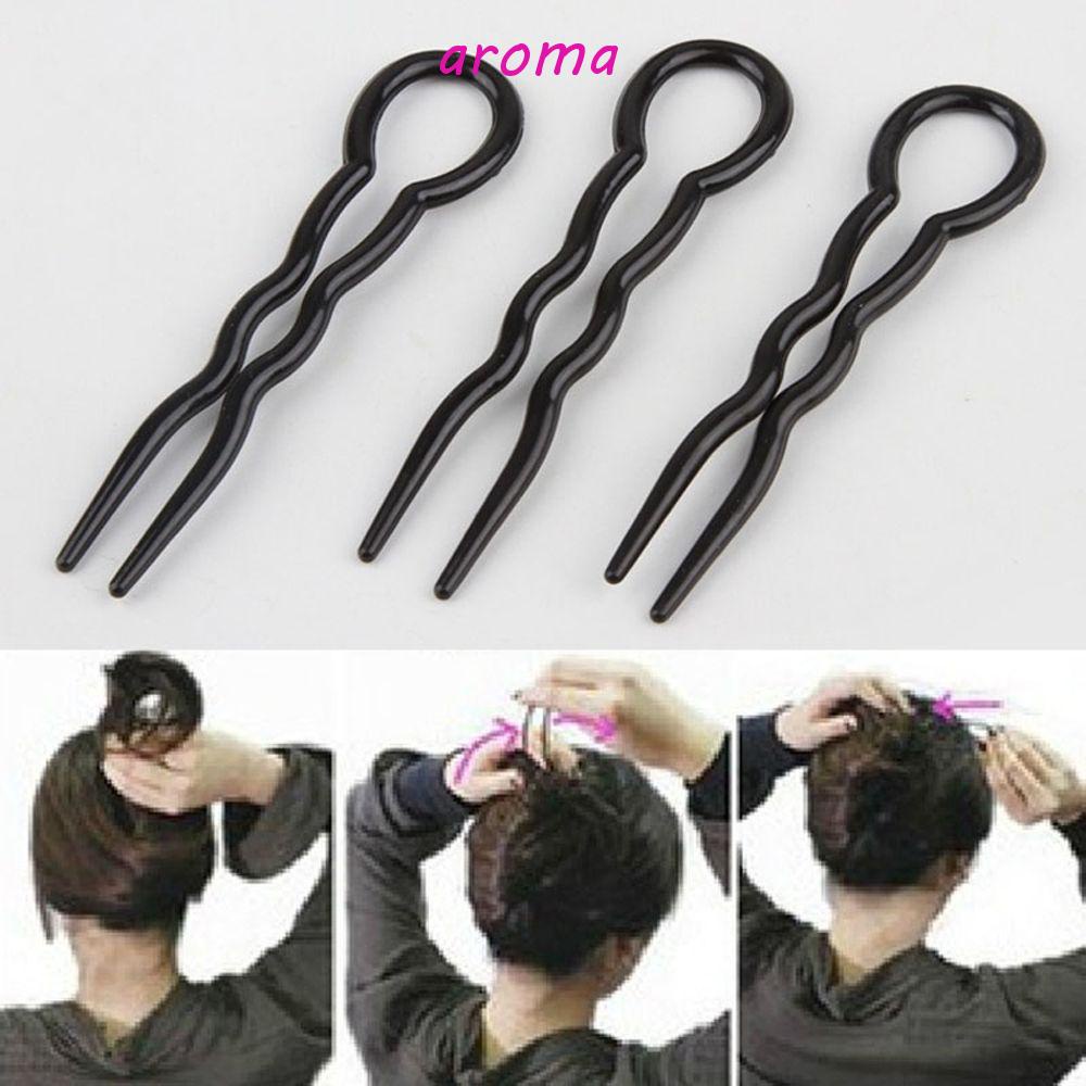 Bộ Ba Món Kẹp Tóc Tạo Kiểu Tóc Bện Vô Hình Dễ Sử Dụng AROMA