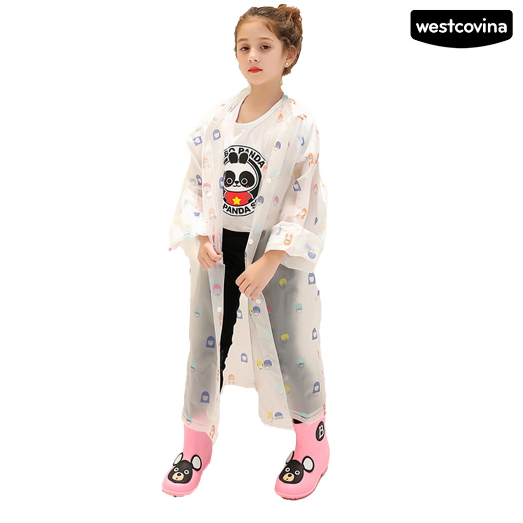 [COD]☁Áo Mưa Trong Suốt Có Mũ Trùm Chống Thấm Nước Có Thể Tái Sử Dụng Cho Các Hoạt Động Ngoài Trời