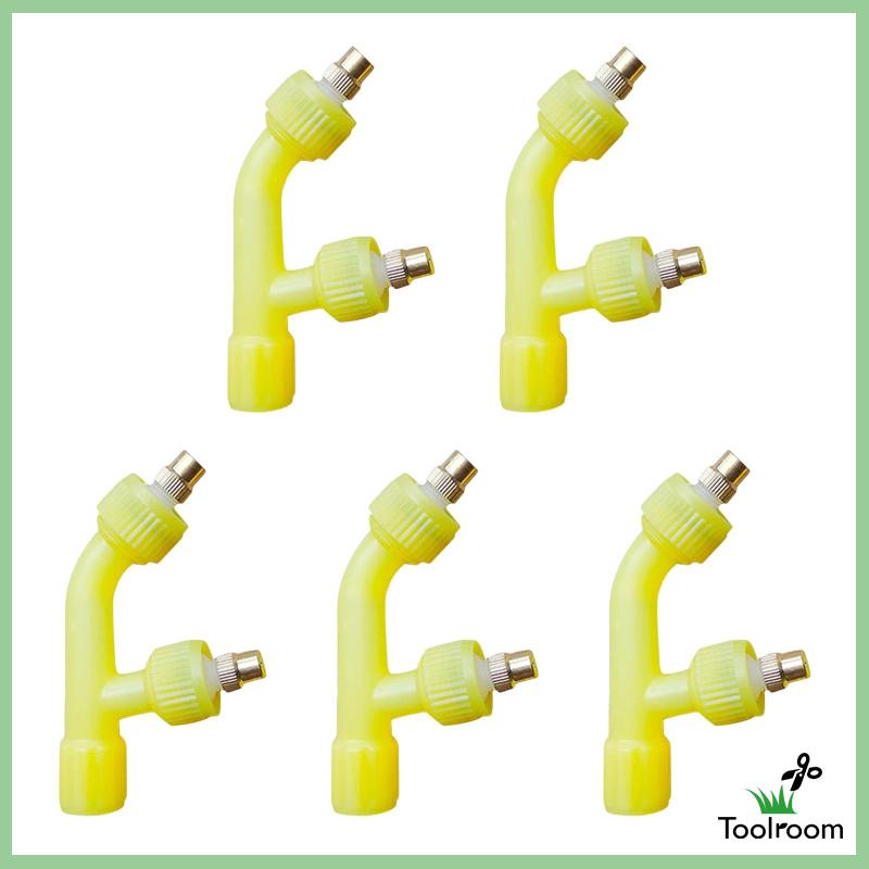 Bộ 5 Đầu Vòi Phun Nước Bằng Đồng Thau Cho Nông Nghiệp / Nhà Kính / Xe Hơi