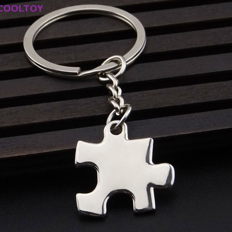 Cooltoy Jig Móc Chìa Khóa Kim Loại Hình Mảnh Ghép Ba Lô / Túi Xách Trang Trí Quà Tặng Bán Chạy