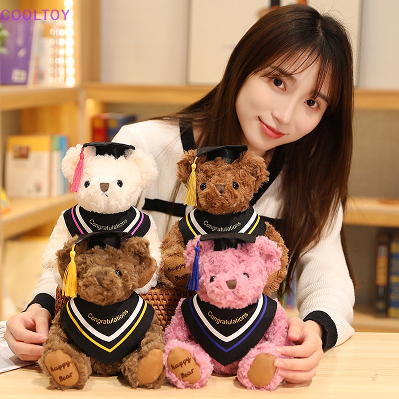 Thú Nhồi Bông Hình Gấu Dr.Bear 20CM Dễ Thương Cho Học Sinh
